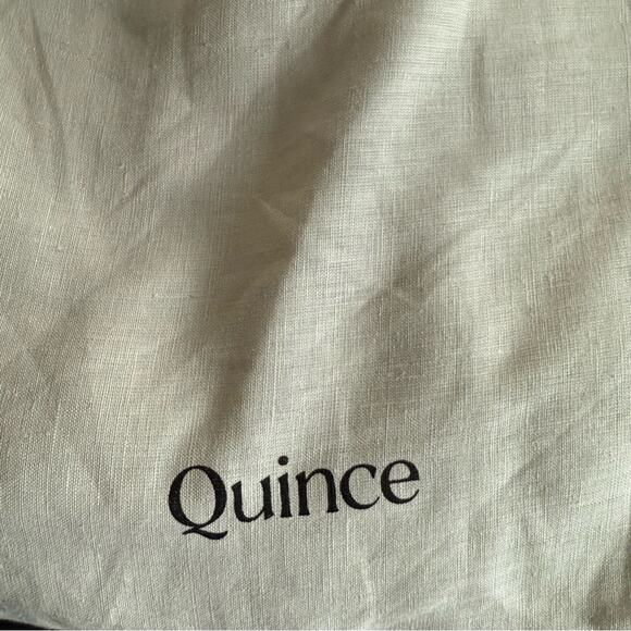 Quince European Linen Duvet Cover Set Sand Beige Size Queen/Full - Picture 9 of 9